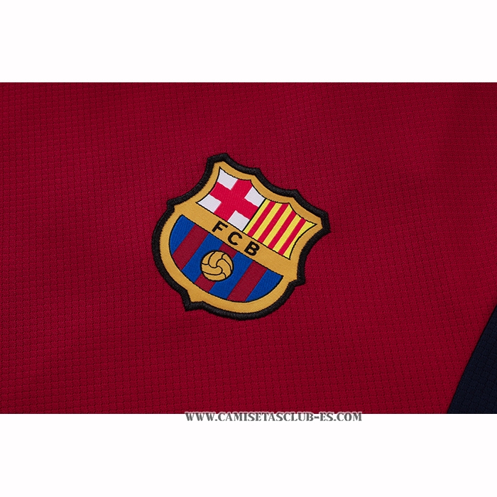 Chandal del Barcelona 26-27 Manga Corta Rojo - Pantalon Corto